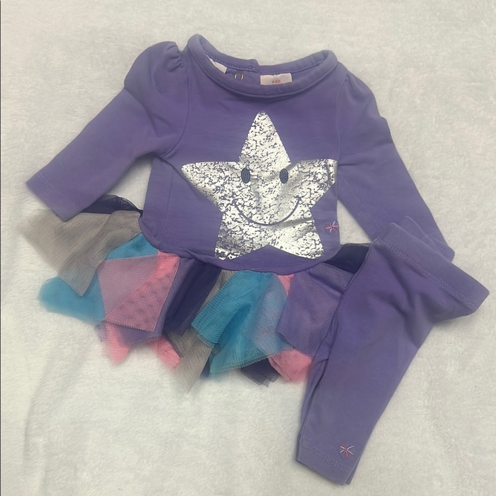Heidi Klum Truly Scrumptious NB Tutu Top with Pants